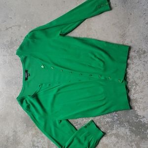 Green Cardigan